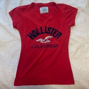 Red Hollister California Shirt❤️